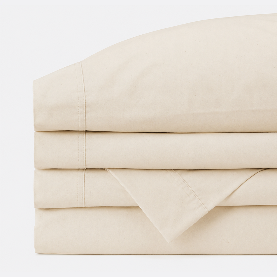 Red Land Cotton Basic Percale Cotton Sheet Set