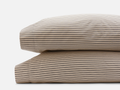 Red Land Cotton Ticking Stripe Pillowcase Set 2-Pack