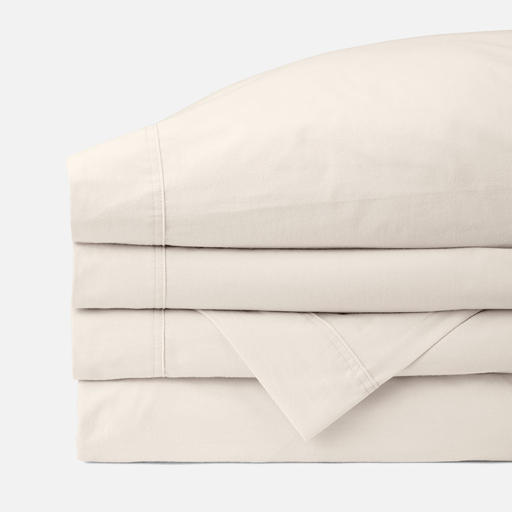 Red Land Cotton Basic Percale Cotton Sheet Set